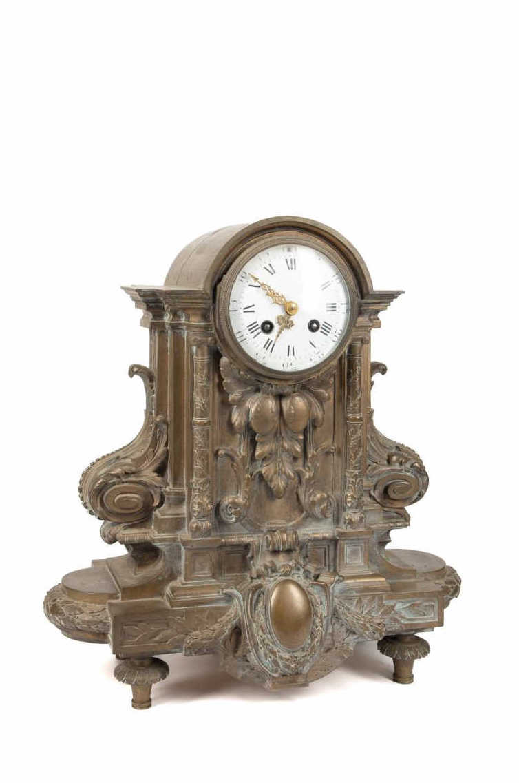 LOUIS XVI REVIVAL BRONZE MANTEL 2fa4c0