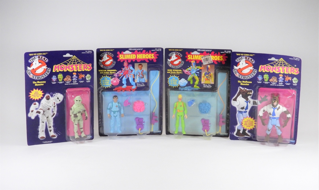 4PC KENNER THE REAL GHOSTBUSTERS