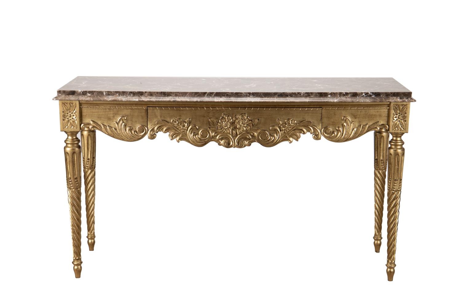 NEOCLASSICAL STYLE GILTWOOD CONSOLE