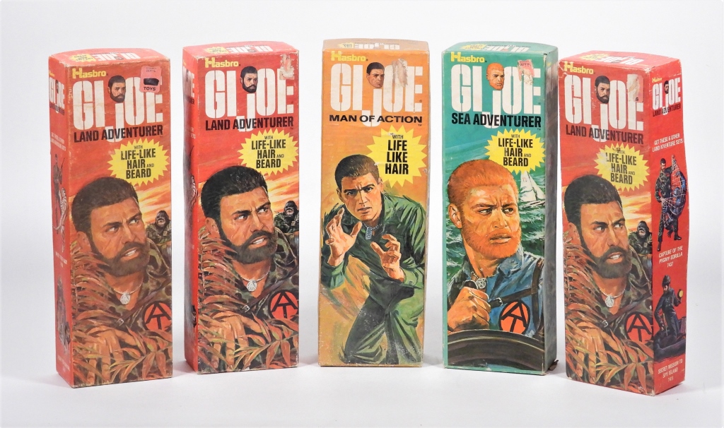 5PC 1970 HASBRO GI JOE ADVENTURE