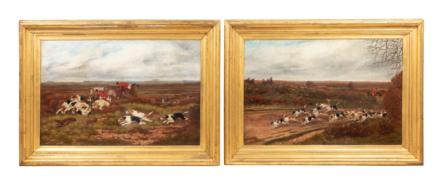 PAIR SYLVESTER MARTIN HUNT SCENES  2fa530