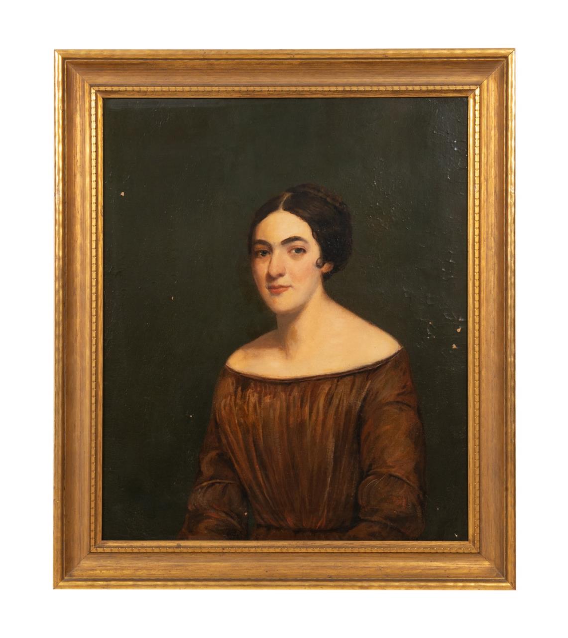 19TH C AMERICAN SCHOOL PORTRAIT 2fa58f