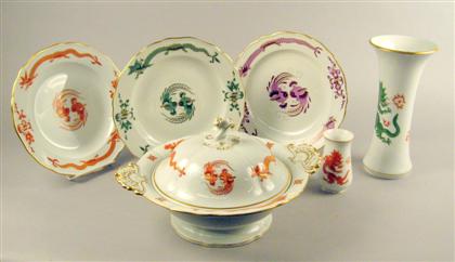 Group of Meissen Dragon pattern 4c3c8