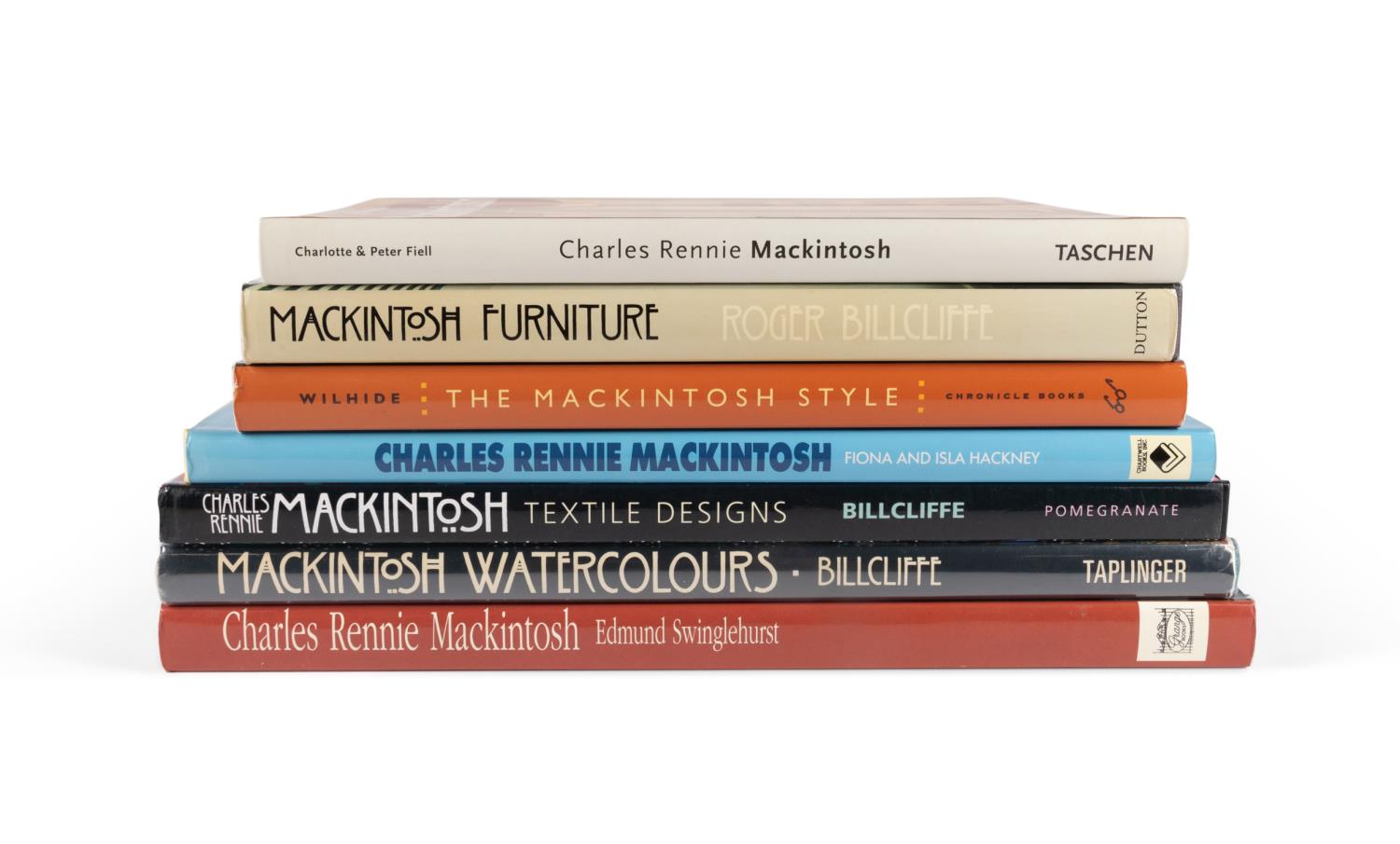 SEVEN BOOKS ON CHARLES RENNIE MACKINTOSH 2fa61e