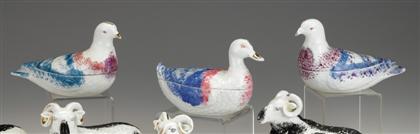 Three Russian porcelain bird form 4c3d3