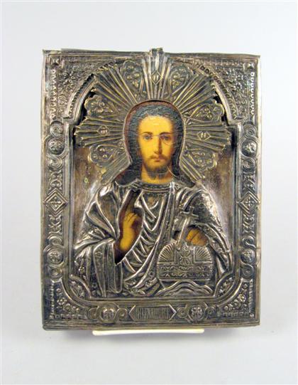 Russian icon of Christ Pantocrator 4c3d5