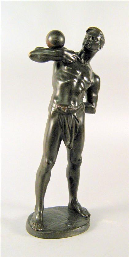 German bronze figure 20th century 4c3f3