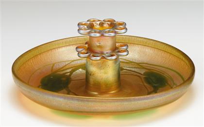 Tiffany Studios favrile glass centerpiece