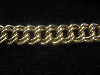 14 karat yellow gold link flexible