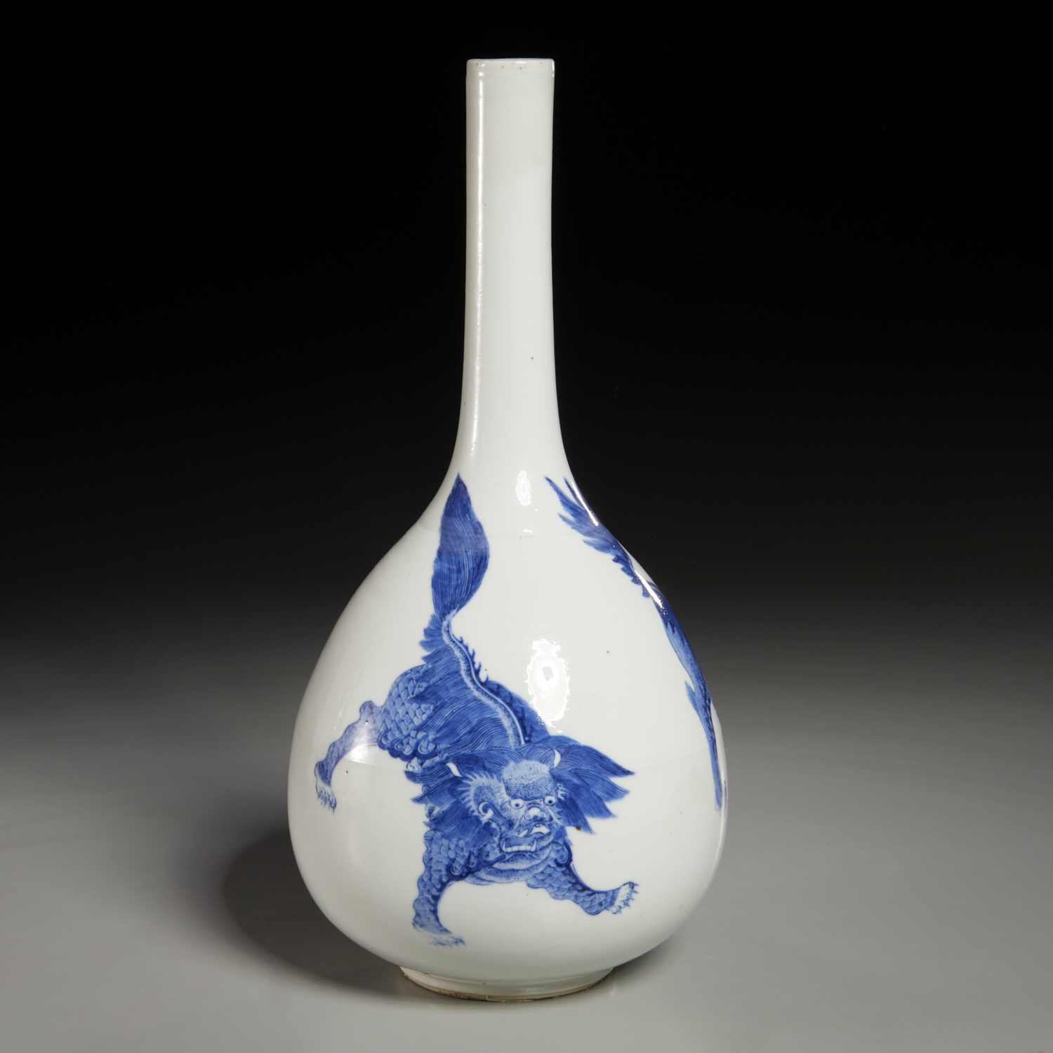 CHINESE BLUE AND WHITE QILIN  2fab1a