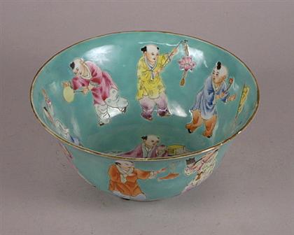 Chinese famille rose turquoise 4c845