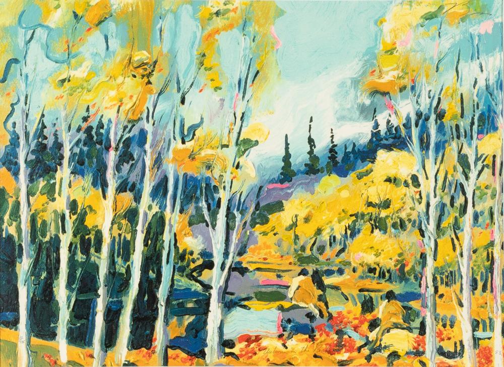 EARL BISS, AUTUMN IN THE ROCKIES,