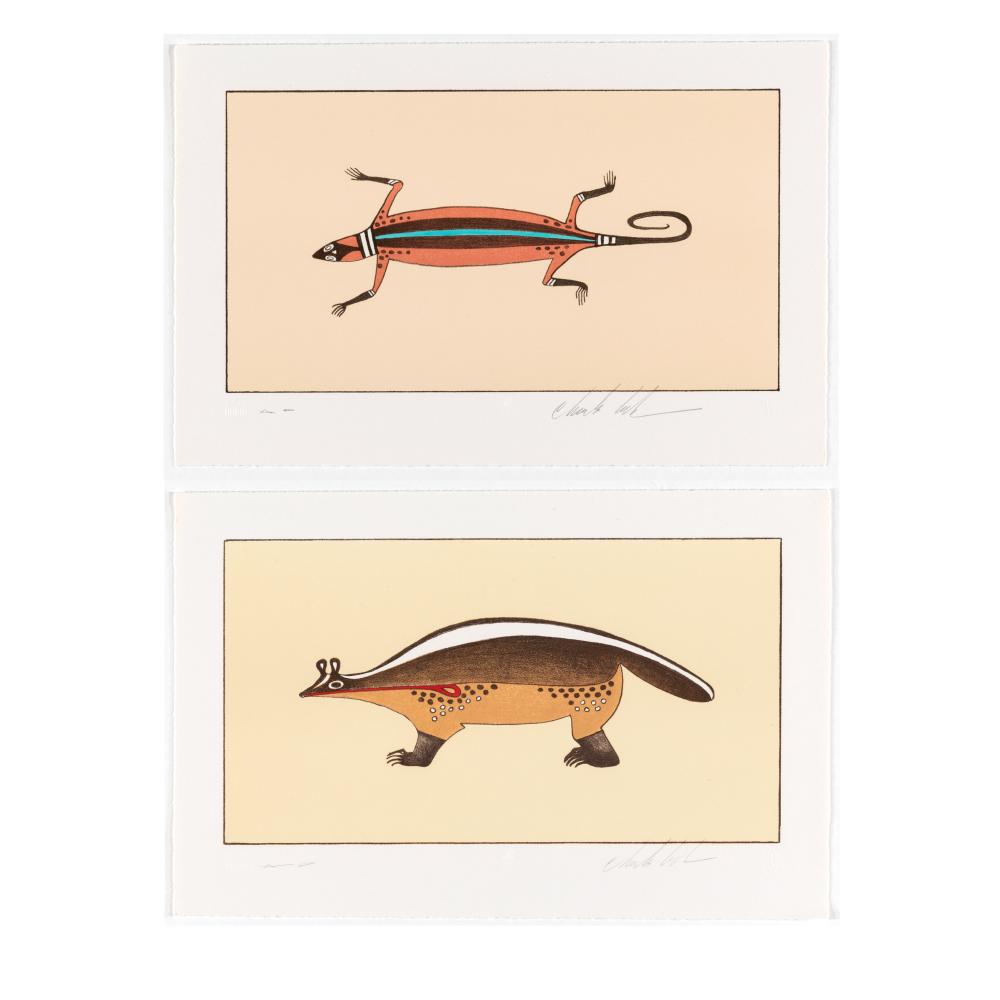 CHARLES LOLOMA A PAIR OF LITHOGRAPHS  2fd2ec