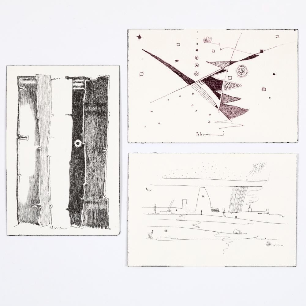 CHARLES LOLOMA, GROUP OF DRAWINGS: