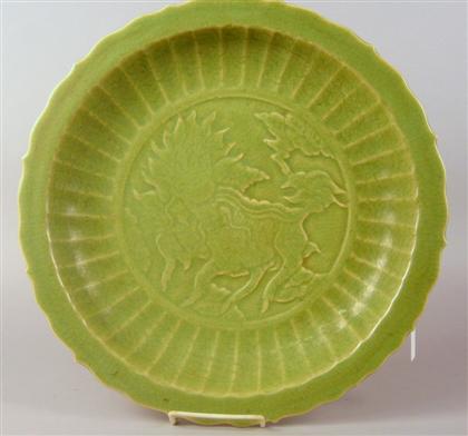 Two Chinese Ming style celadon 4c852
