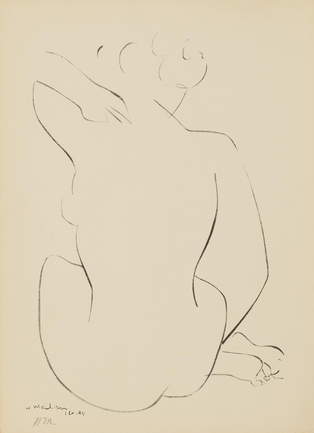 HENRI MATISSE UNTITLED NUDE FIGURE  2fd3d6