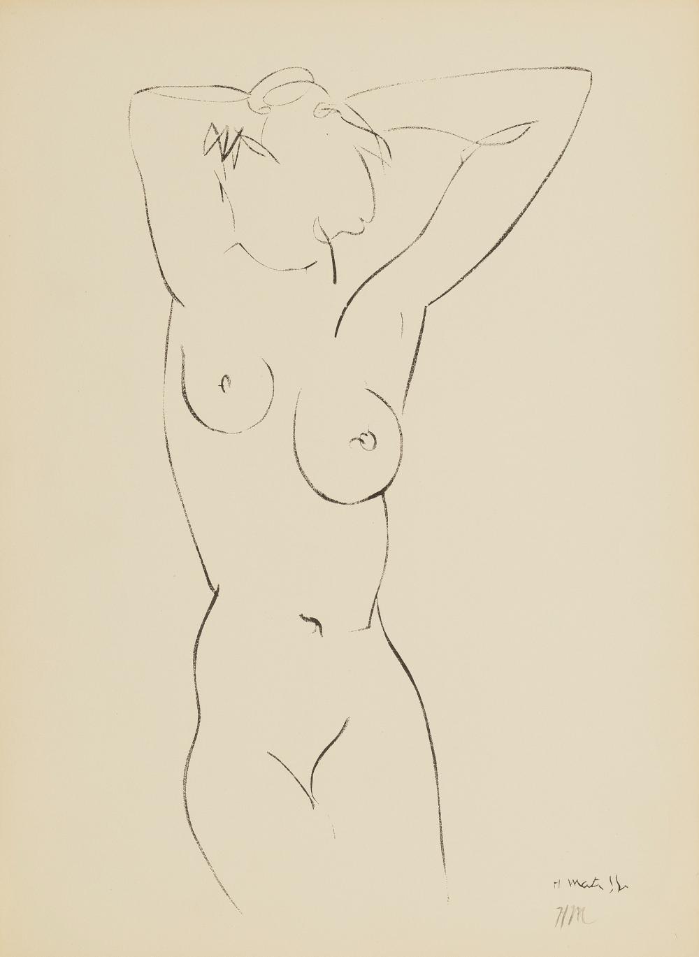 HENRI MATISSE UNTITLED NUDE FIGURE Henri 2fd3d7