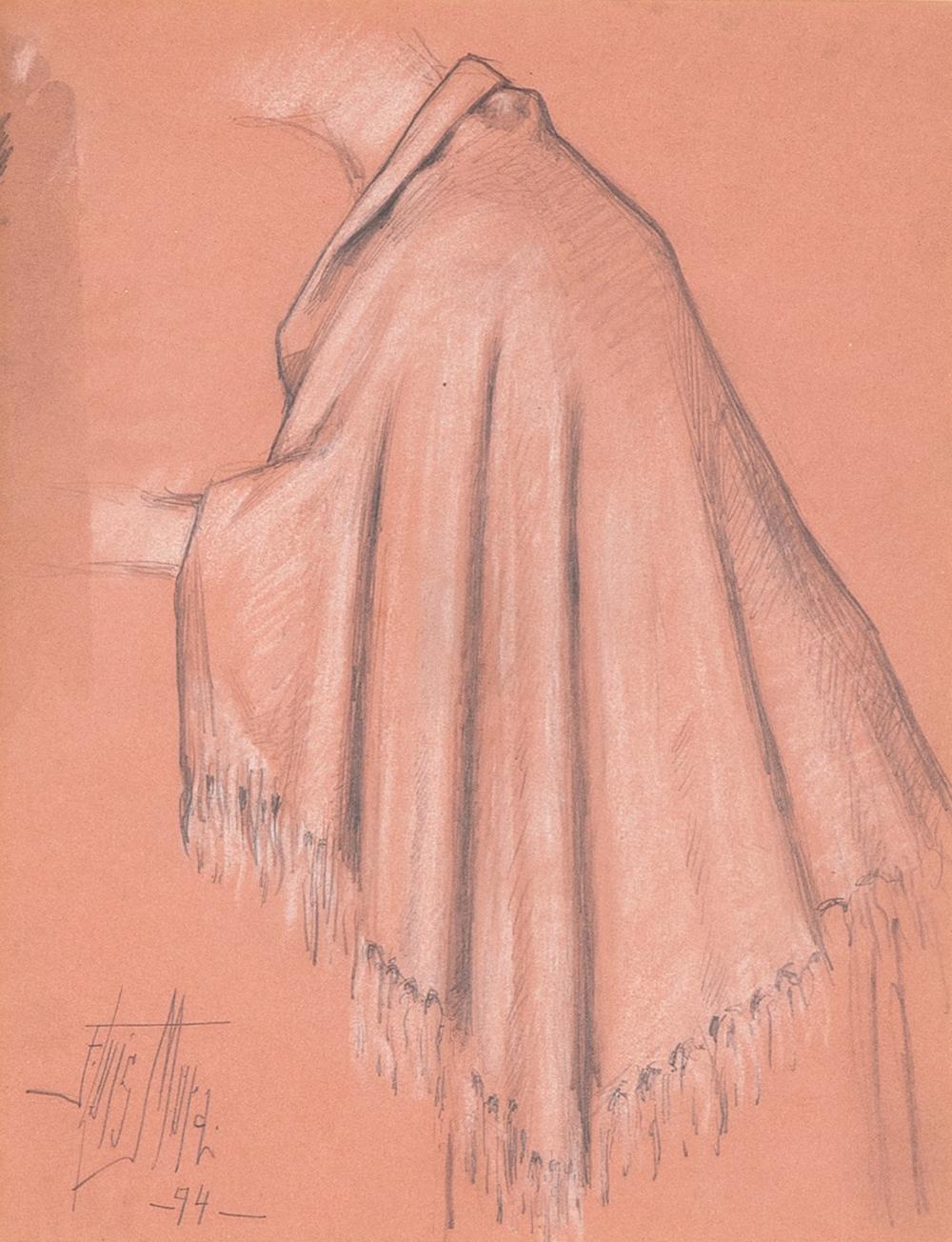 FRANCIS LUIS MORA STUDY OF SHAWL  2fd415