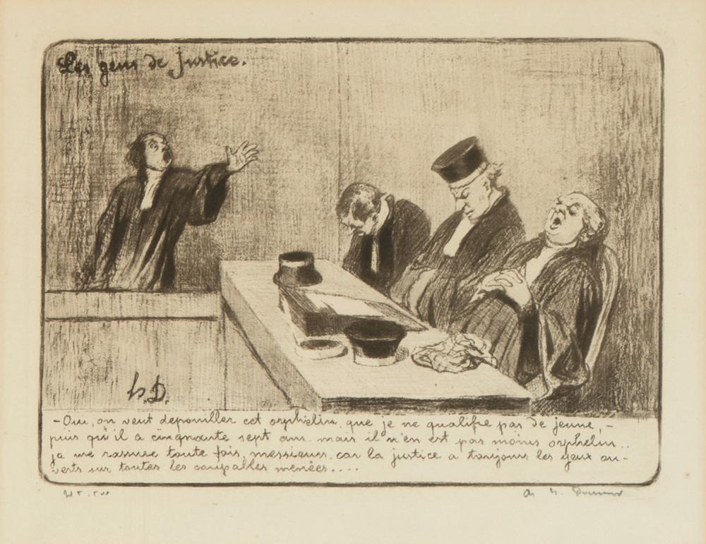 HONORé DAUMIER, (1808 - 1879), LES