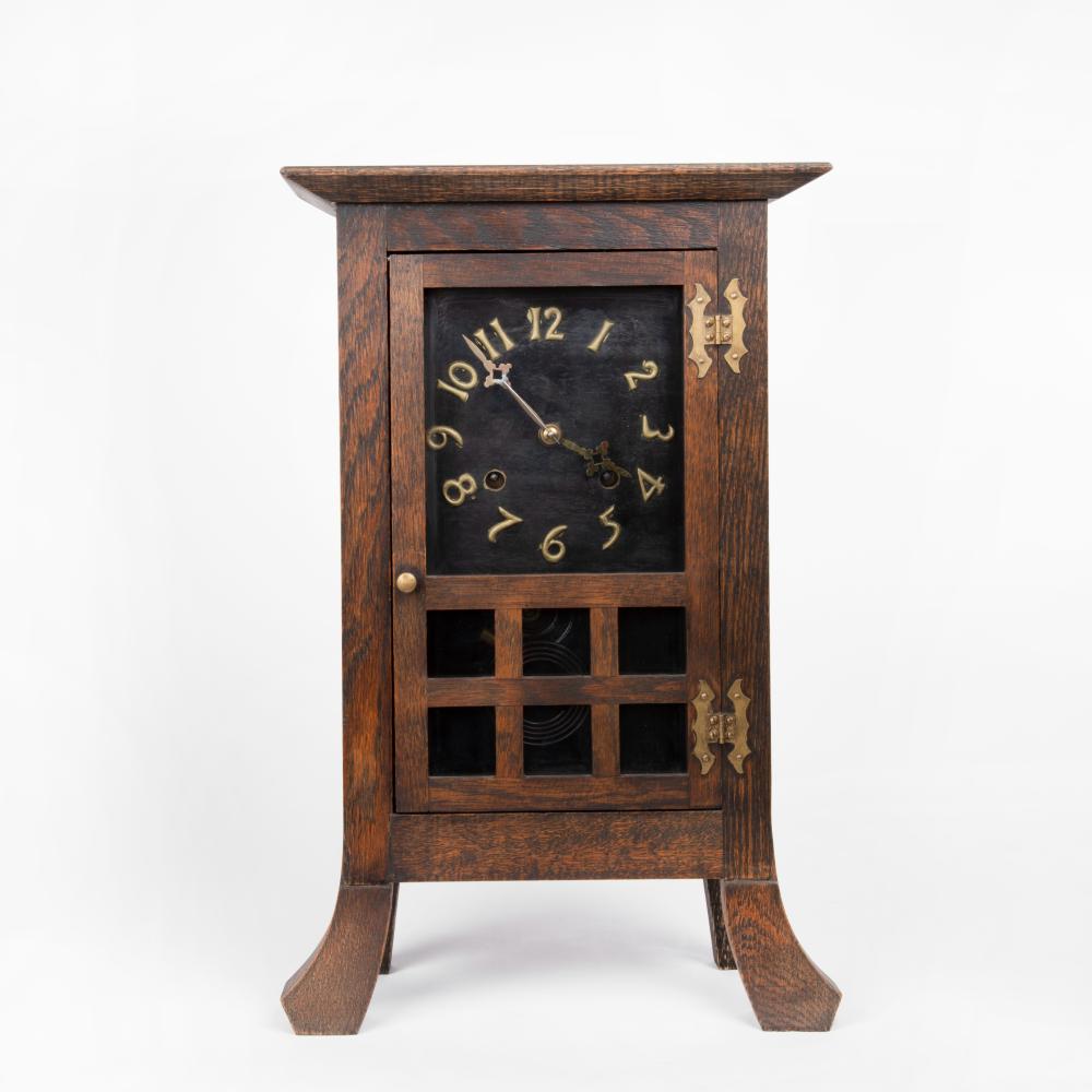 NEW HAVEN CLOCK CO MANTEL MISSION 2fd471