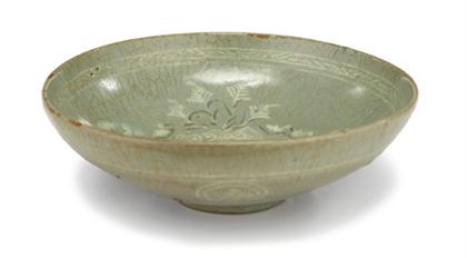 Korean celadon footed bowl Koryo 4c877