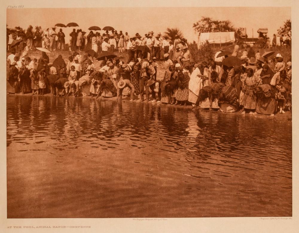 EDWARD S CURTIS AT THE POOL  2fd4b7