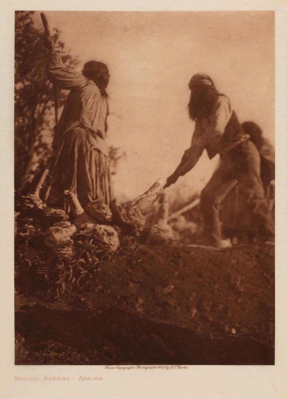 EDWARD S. CURTIS, MESCAL BAKERS