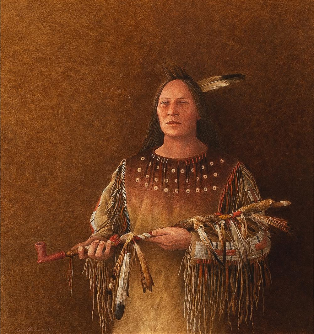 DON POWERS UNTITLED PLAINS INDIAN 2fd4ef