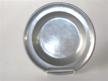 Pewter soup plate    andre michel,
