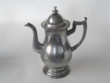 Large pear form pewter coffeepot 4c8cf