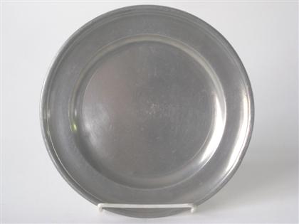 Pewter plate    edward danforth,