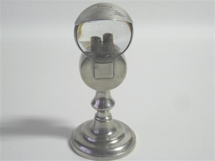 Pewter single Bull s Eye lamp 4c8e3