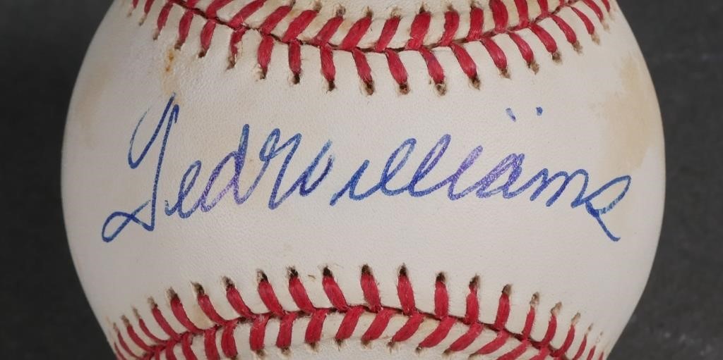 TED WILLIAMS, SIGNED OFFICIAL LEAGUE