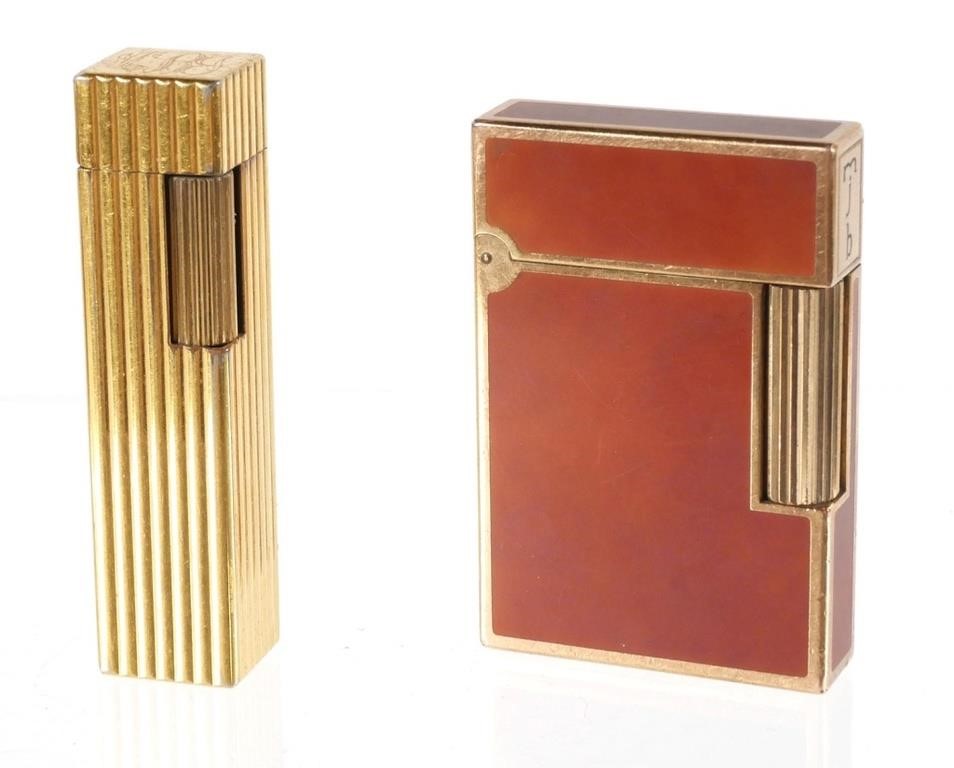 TWO VINTAGE DUPONT AND CARTIER 2fd9fa