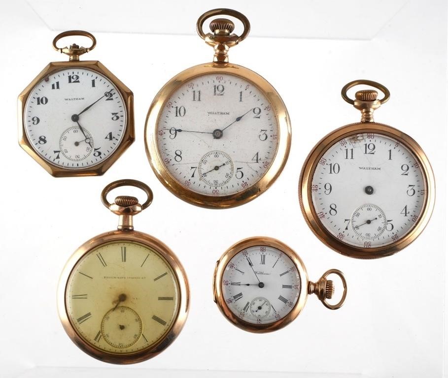 5 ANTIQUE POCKET WATCHESLot of 2fda03