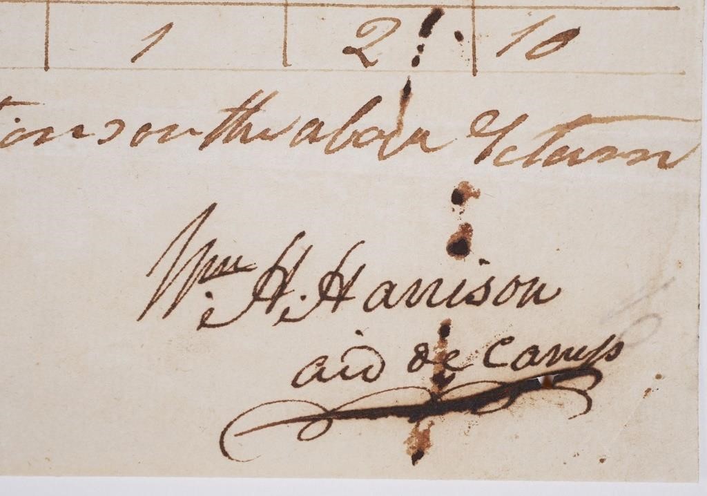 WILLIAM HENRY HARRISON 1794 DSDocument 2fda48