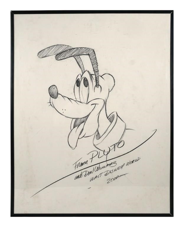 DON WILLIAMS DISNEY PLUTO SKETCHLarge 2fda74