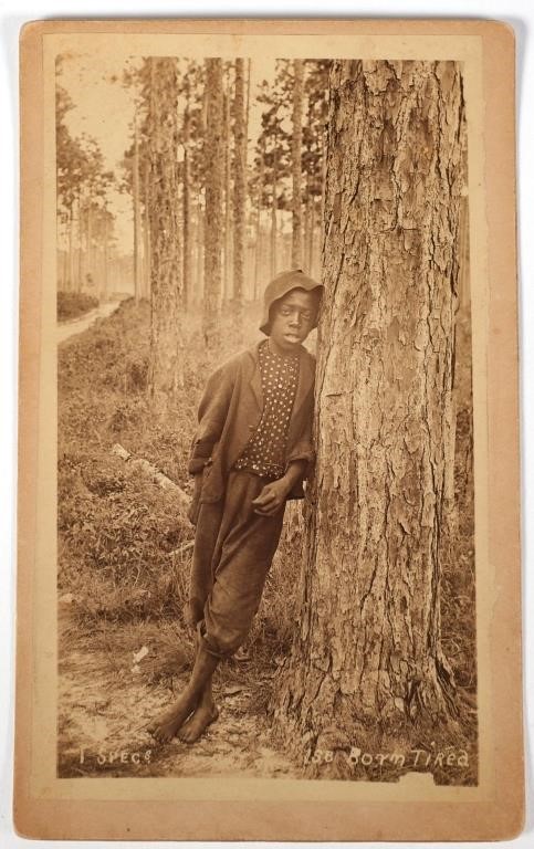 19TH C BLACK AMERICANA PHOTOGRAPHPost 2fda84