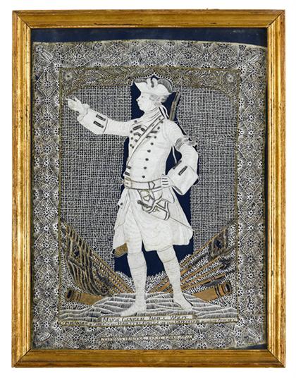 Cutwork portrait of Major General 4c90f