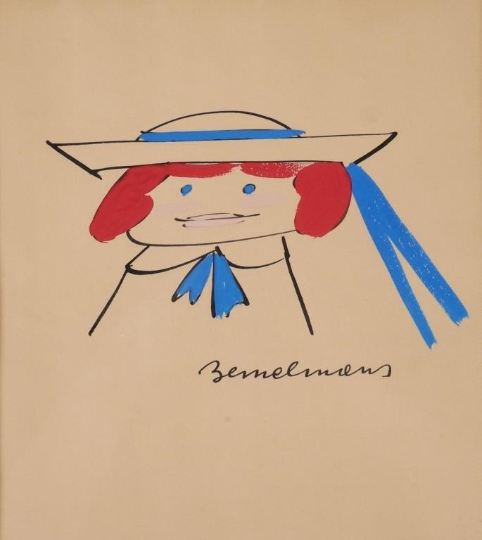 MADELINE, ORIGINAL SKETCH BY LUDWIG