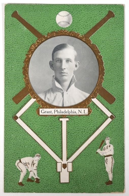1908 EDDIE GRANT BASEBALL HOF PLAYER