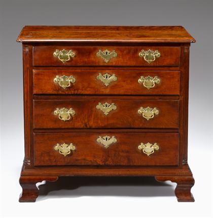 Chippendale mahogany four drawer