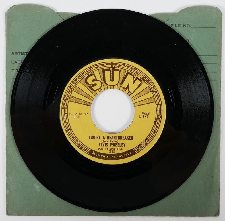 ELVIS PRESLEY 1955 SUN RECORD 215Sun 2fdb32