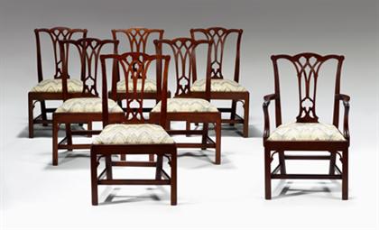 Assembled set of seven Chippendale 4c920