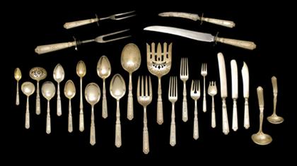 American silver flatware service   