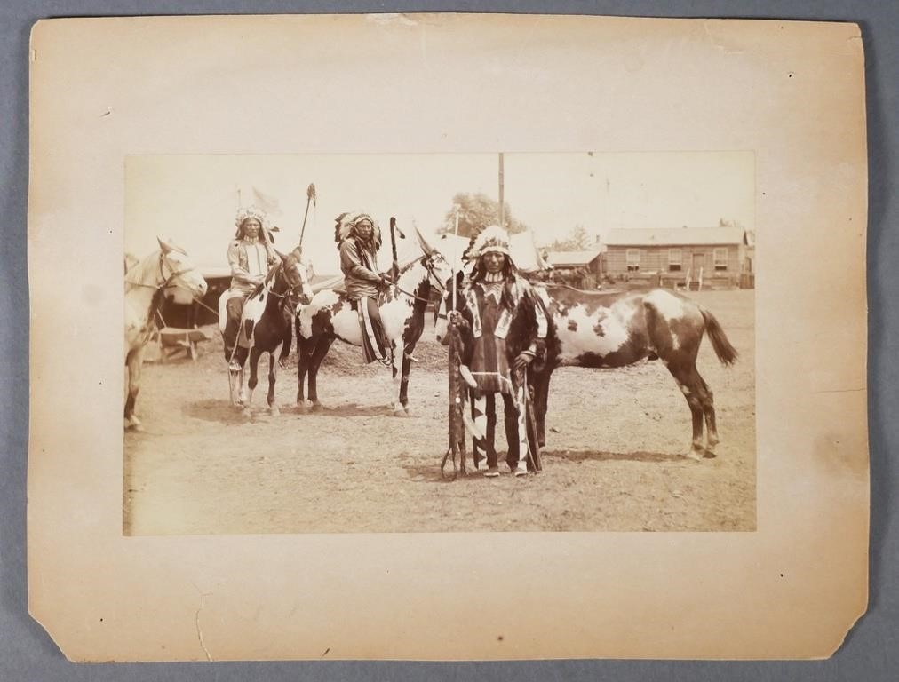 19TH C. ORIGINAL IMAGE WILD WEST SHOWAntique