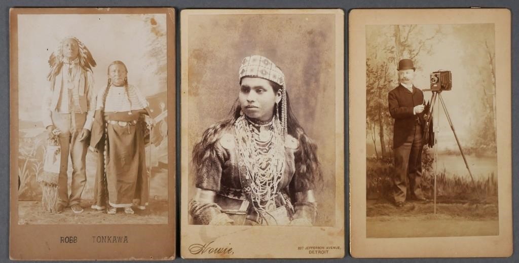 19TH C. NATIVE AMERICAN & CAMERA