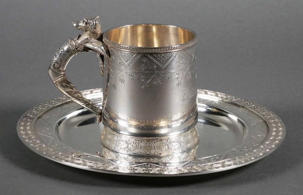 GORHAM STERLING AESTHETIC CUP AND