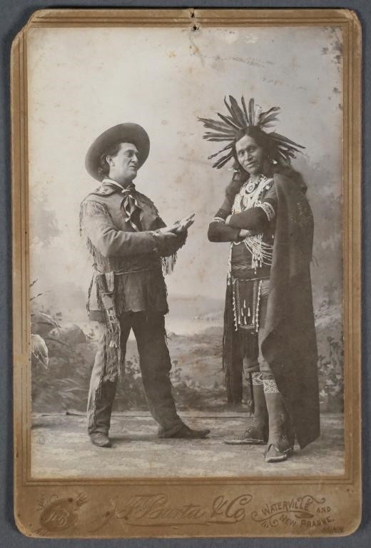 NATIVE AMERICAN AND INTERPRETER