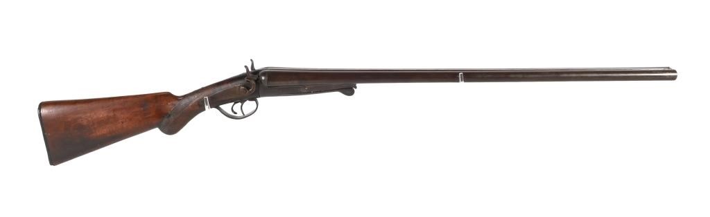 WILLIAM MOORE DOUBLE BARREL HAMMER SHOTGUN